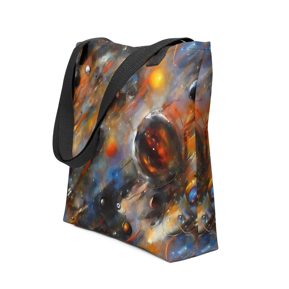 Brushstroke Blaze on Tote Bag — Front
