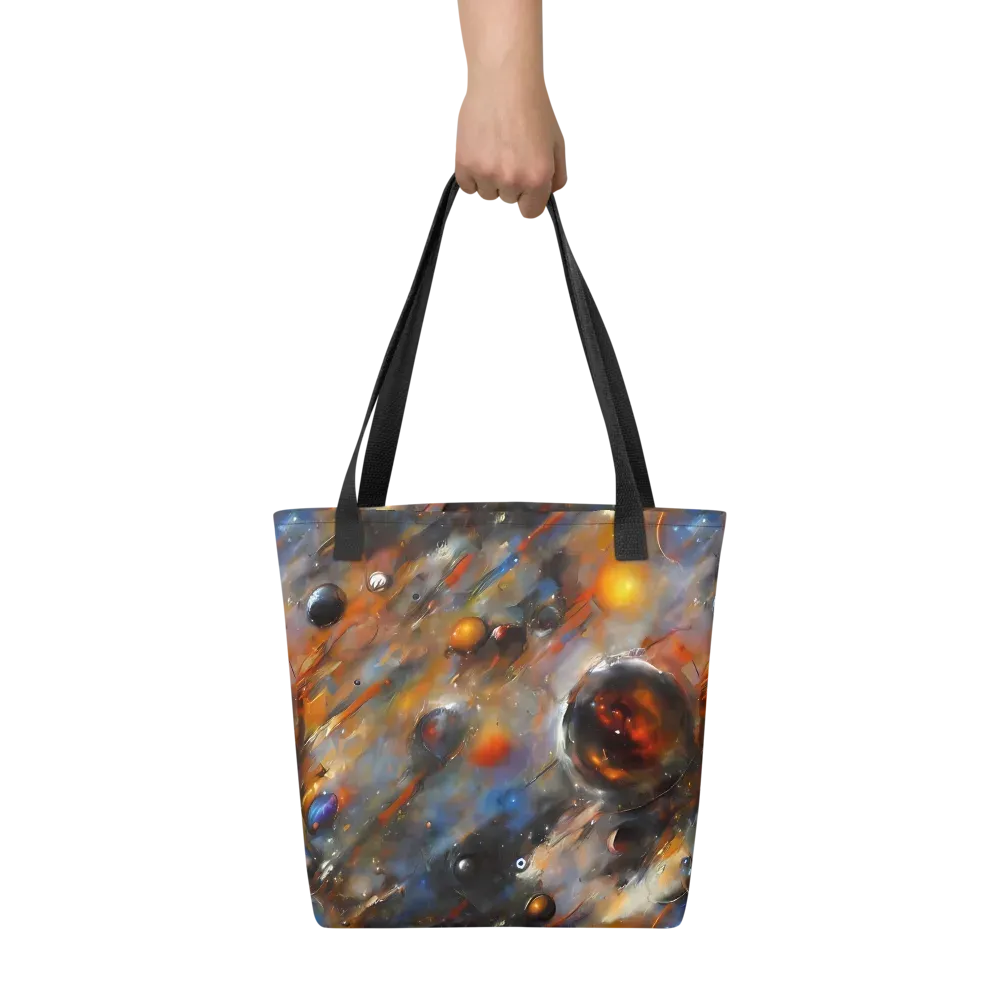 Brushstroke Blaze on Tote Bag — Front