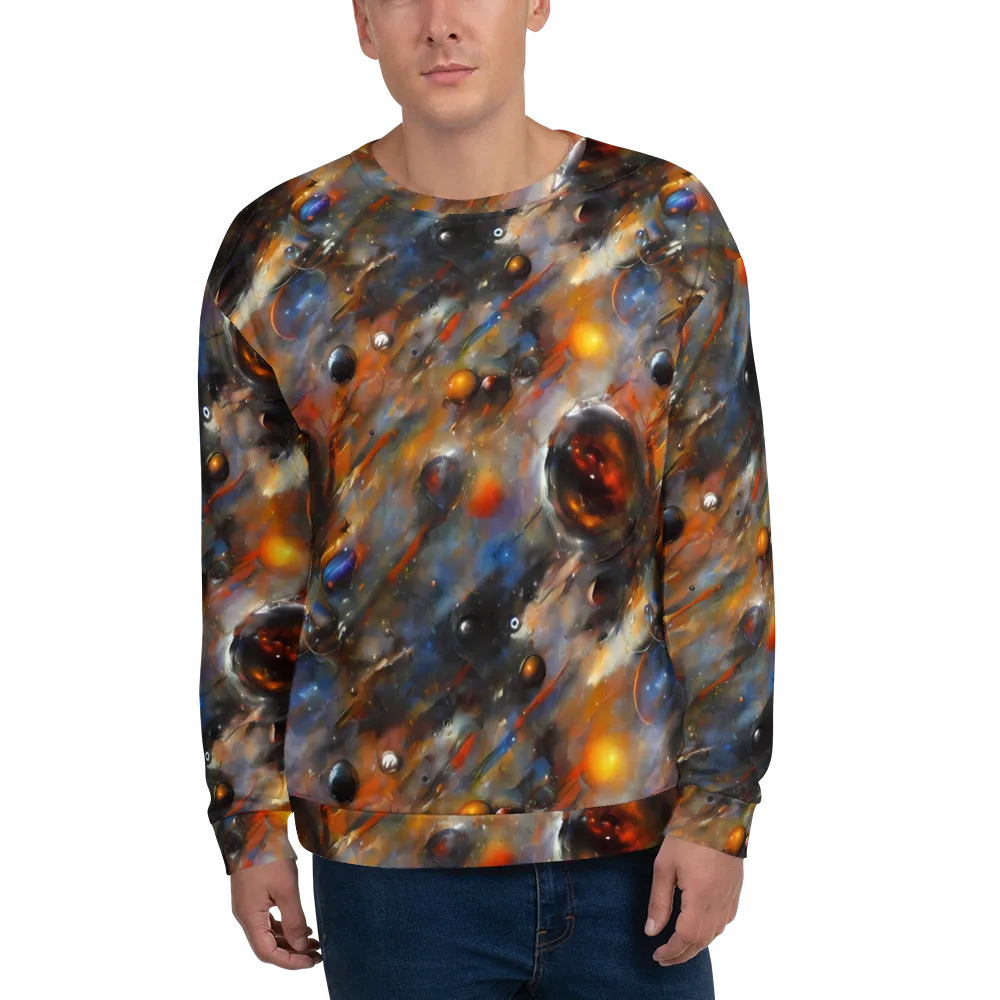 Brushstroke Blaze on Sweatshirt — Front