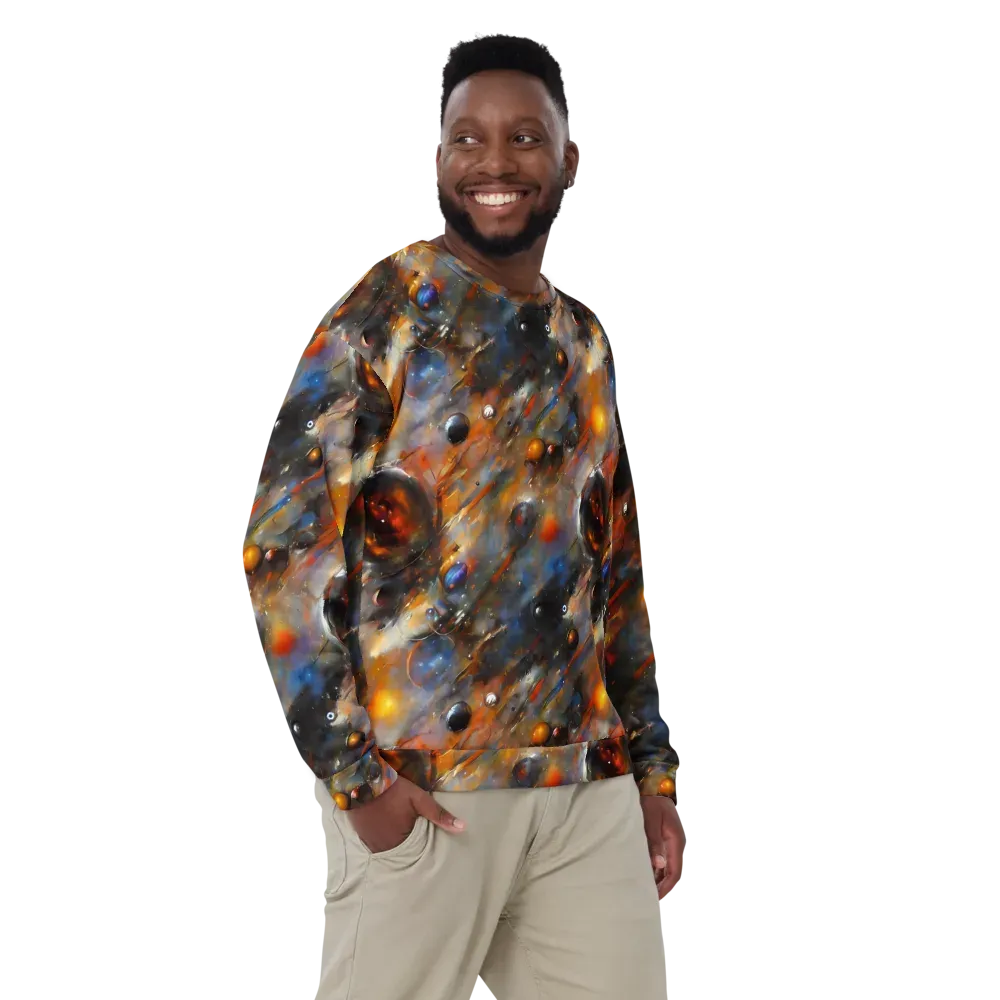 Brushstroke Blaze on Sweatshirt — Front