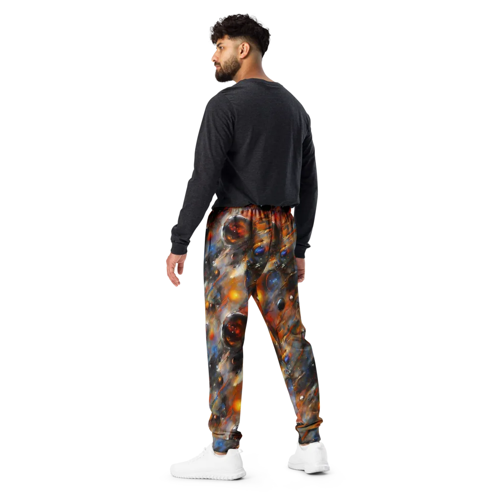 Brushstroke Blaze on Men's Joggers — Back