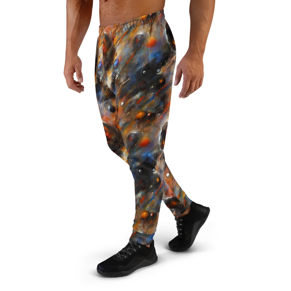 Brushstroke Blaze on Men's Joggers — Left