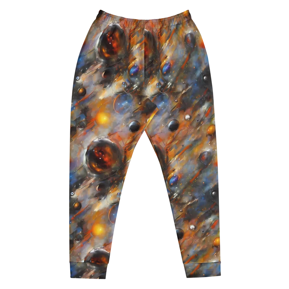 Brushstroke Blaze on Men's Joggers — Front