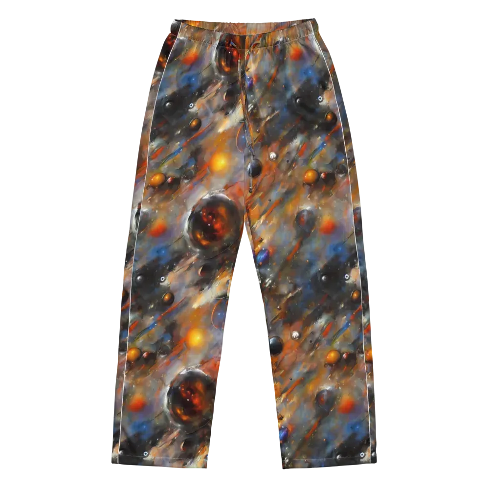 Brushstroke Blaze on Women's Pajama Pants — Front