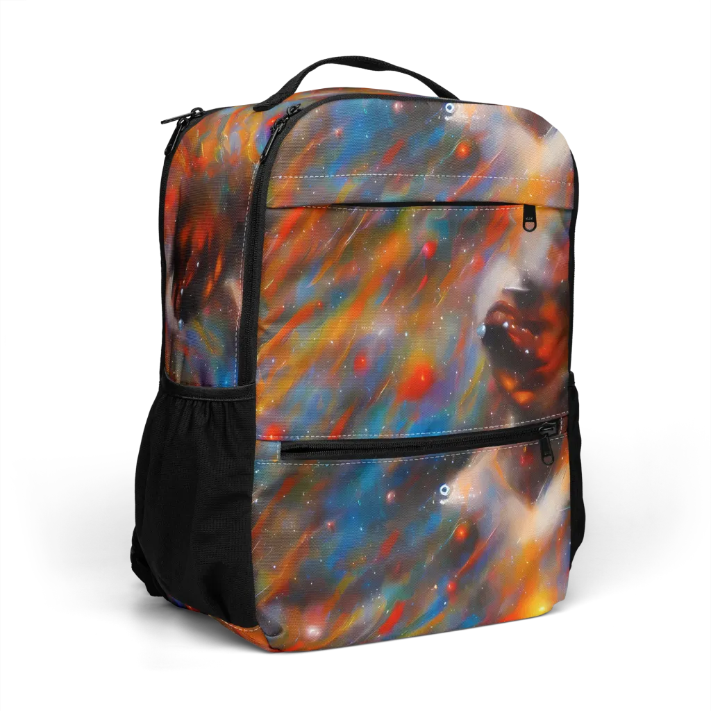 Painterly Void on Utility Backpack — Right Front