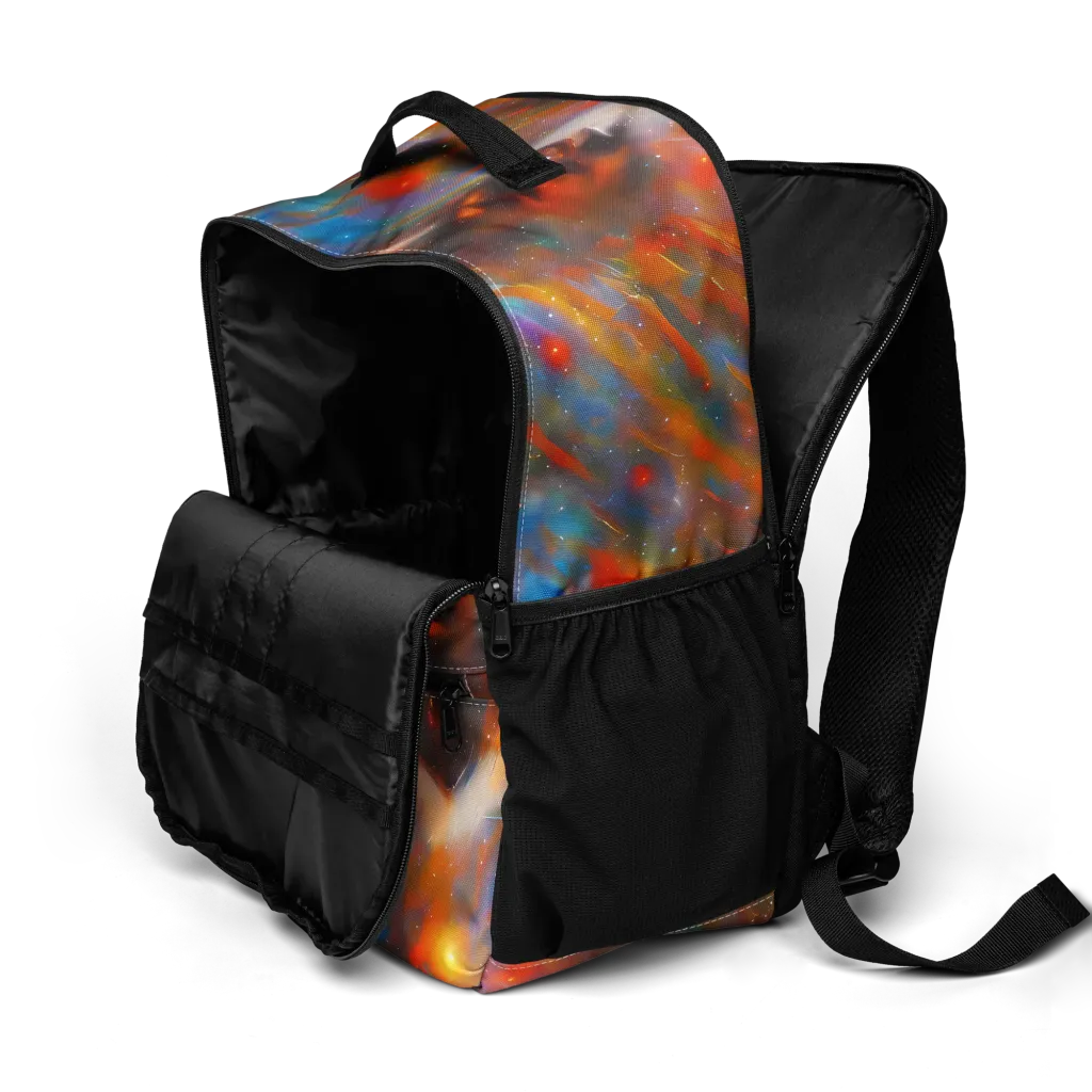 Painterly Void on Utility Backpack — Product details 2