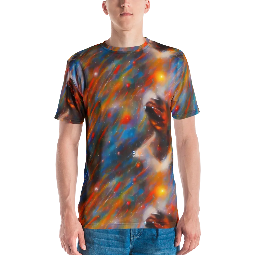 Painterly Void on Men's Crew Neck T-Shirt — Front