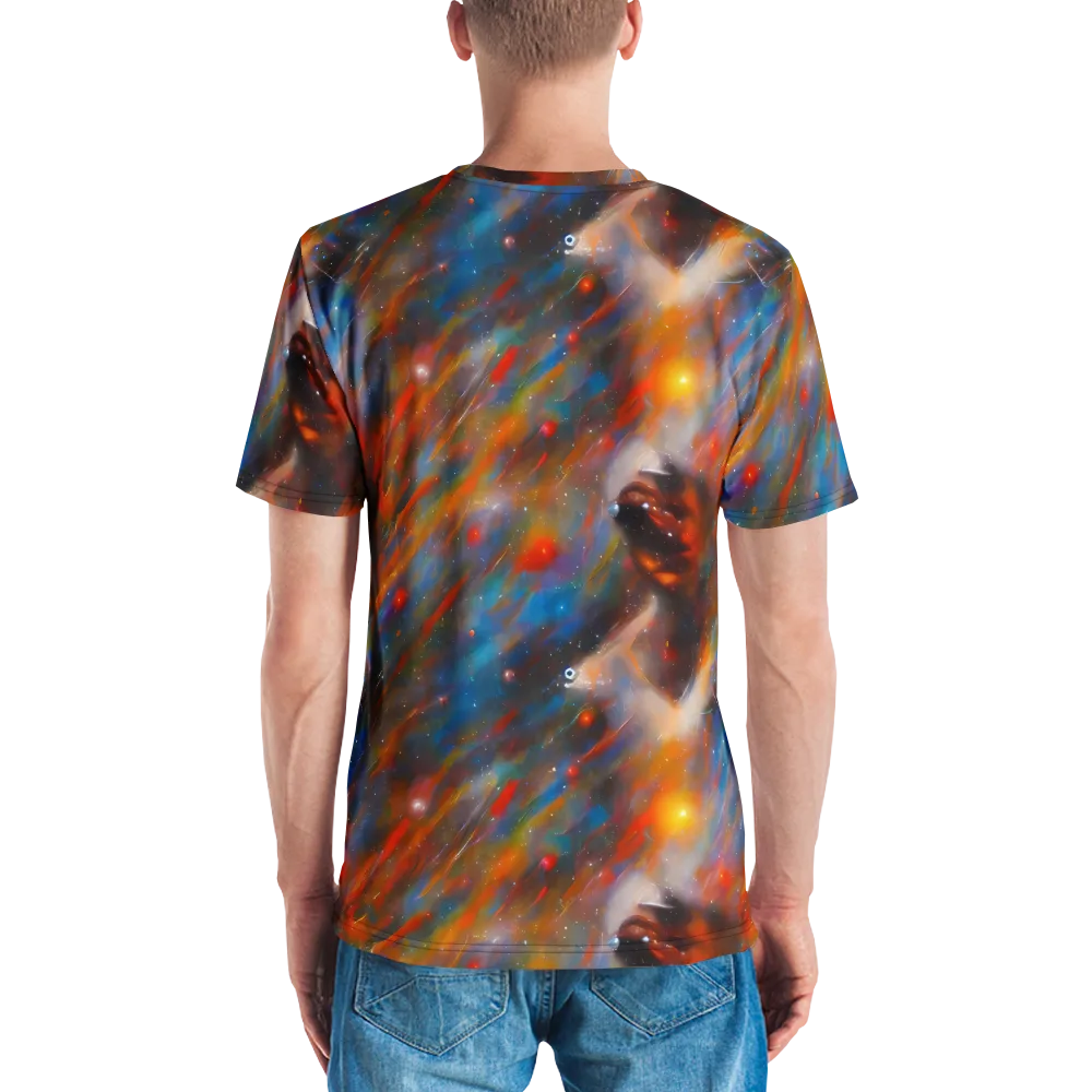 Painterly Void on Men's Crew Neck T-Shirt — Back