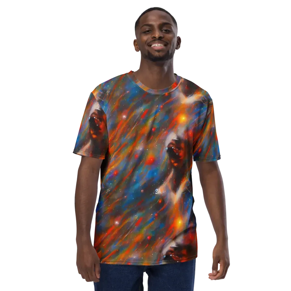 Painterly Void on Men's Crew Neck T-Shirt — Front
