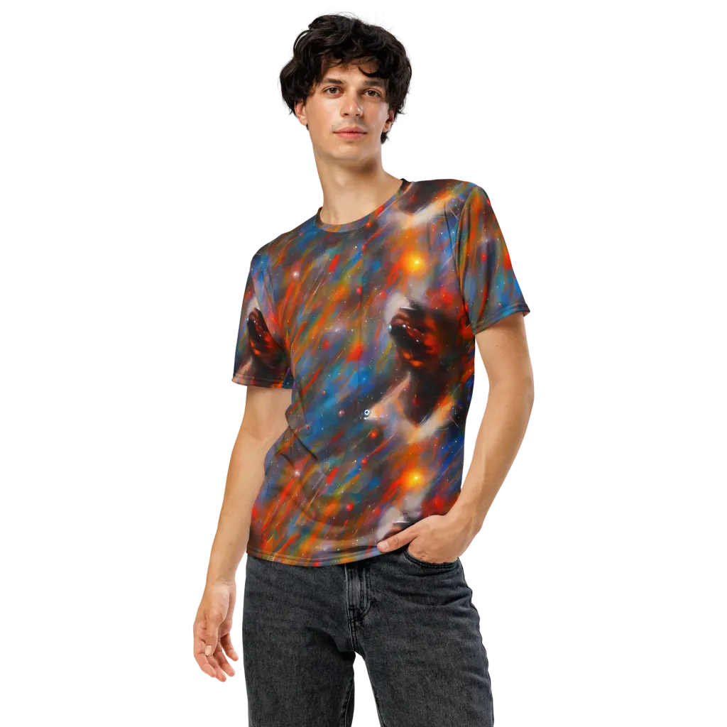 Painterly Void on Men's Crew Neck T-Shirt — Front
