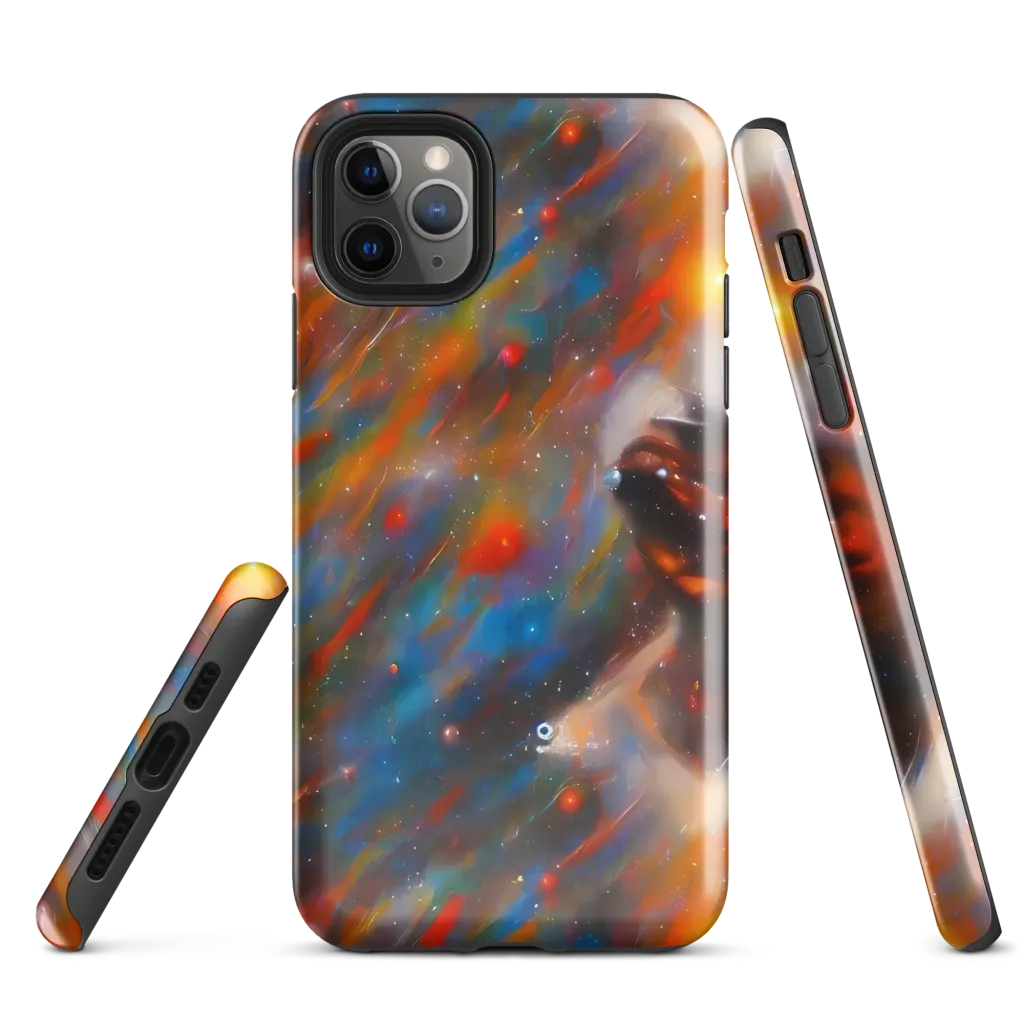 Painterly Void on Tough Case for iPhone® — Front