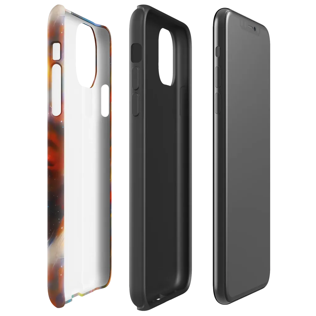 Painterly Void on Tough Case for iPhone® — Right