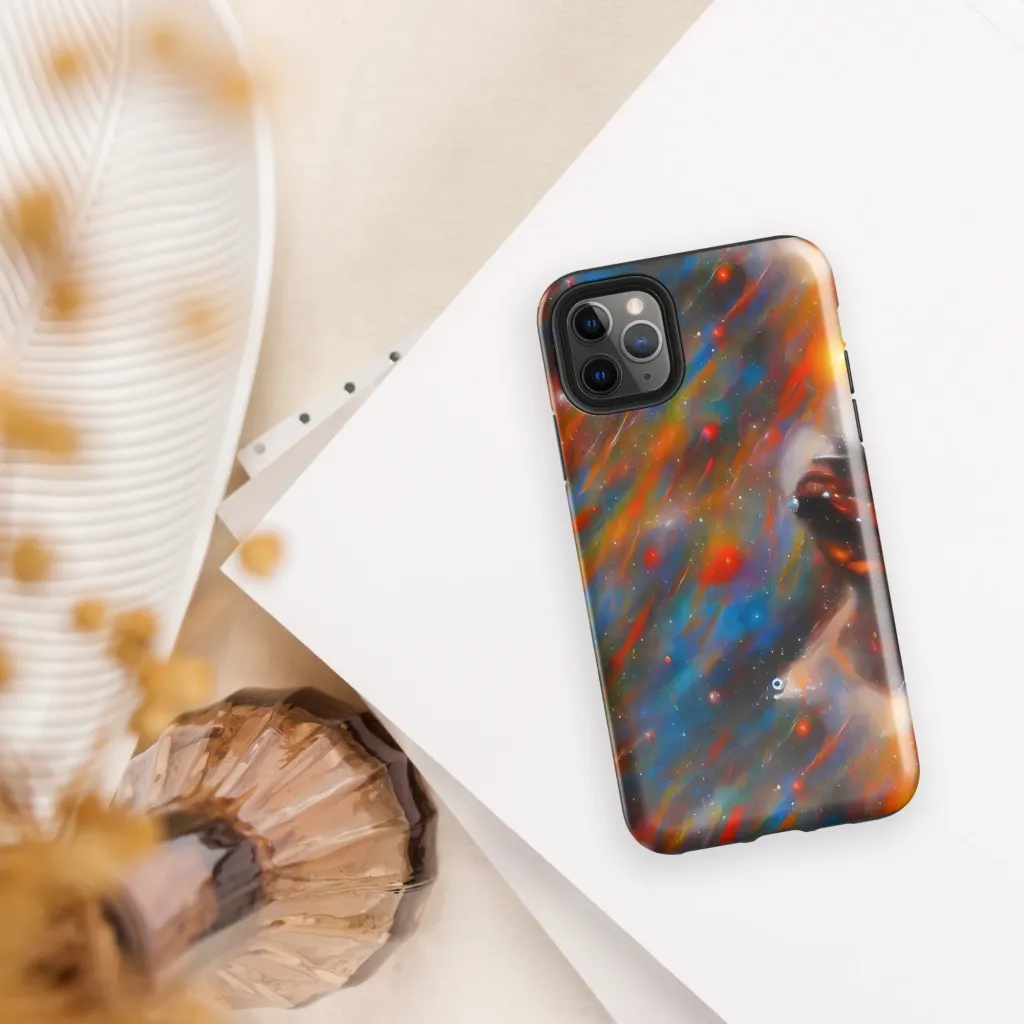 Painterly Void on Tough Case for iPhone® — Front