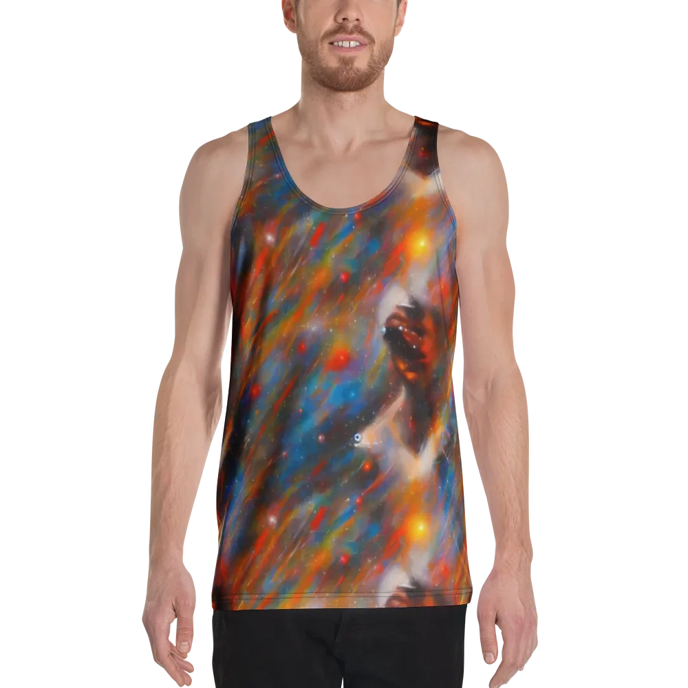 Painterly Void on Men's Tank Top — Front