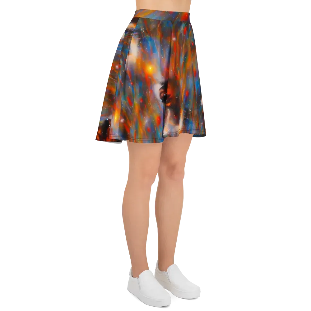 Painterly Void on Skater Skirt — Right