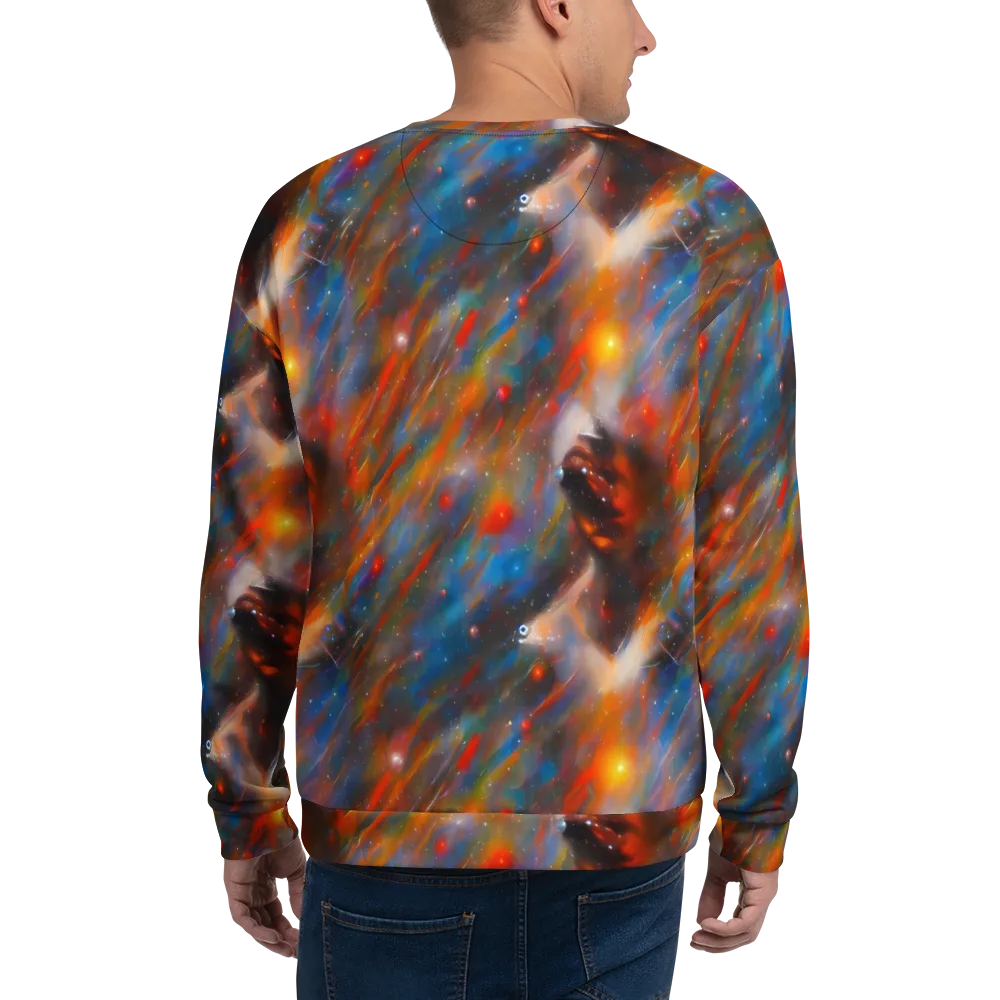 Painterly Void on Sweatshirt — Back