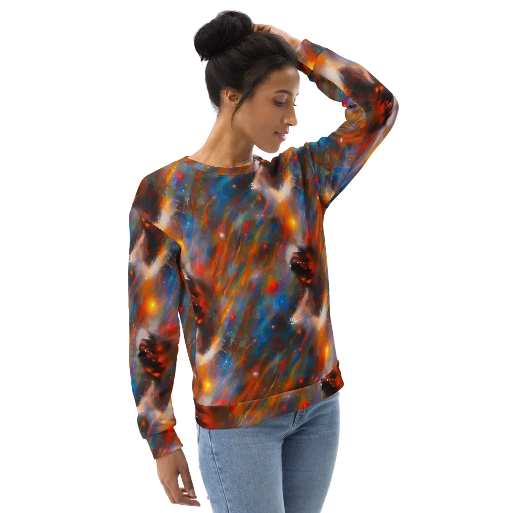 Painterly Void on Sweatshirt — Right Front