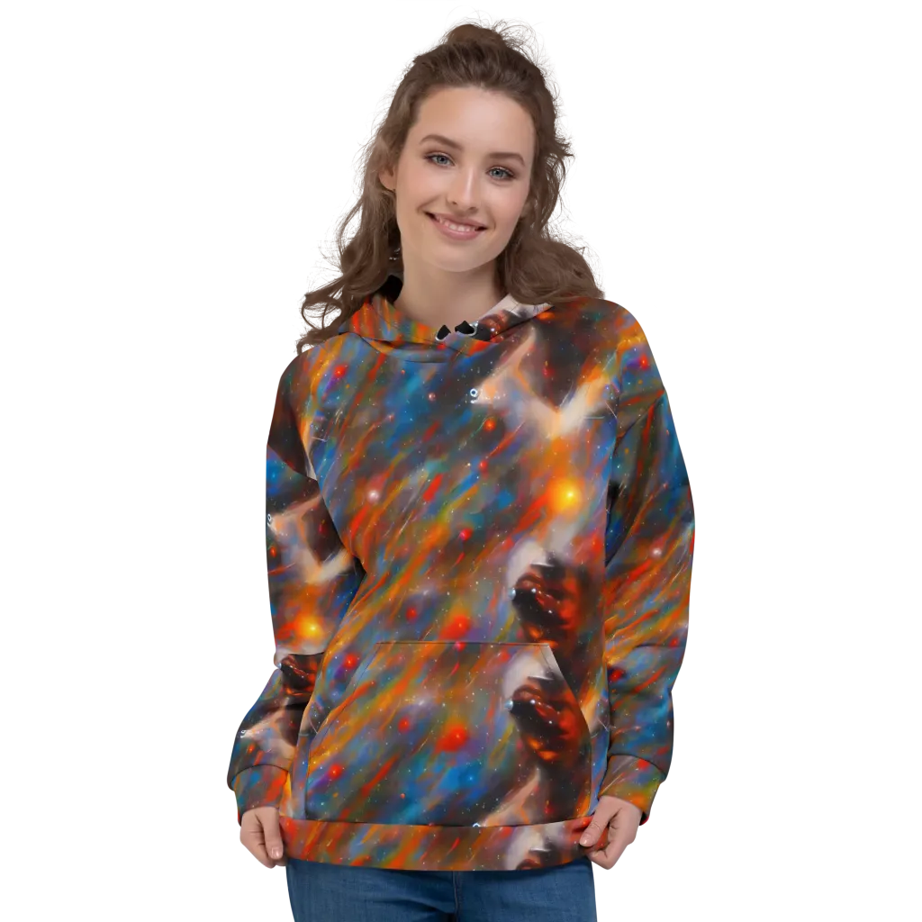 Painterly Void on Hoodie — Front