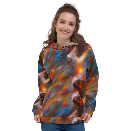 Painterly Void on a Hoodie