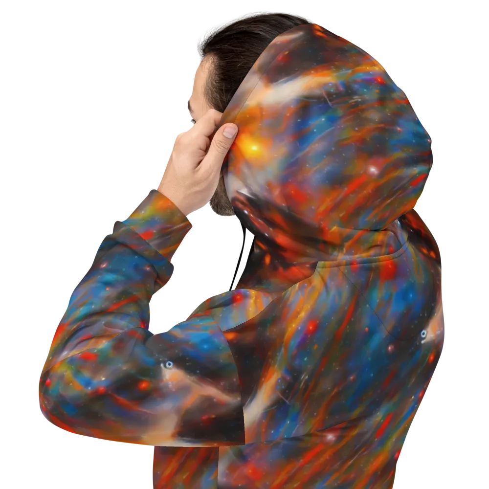 Painterly Void on Hoodie — Back