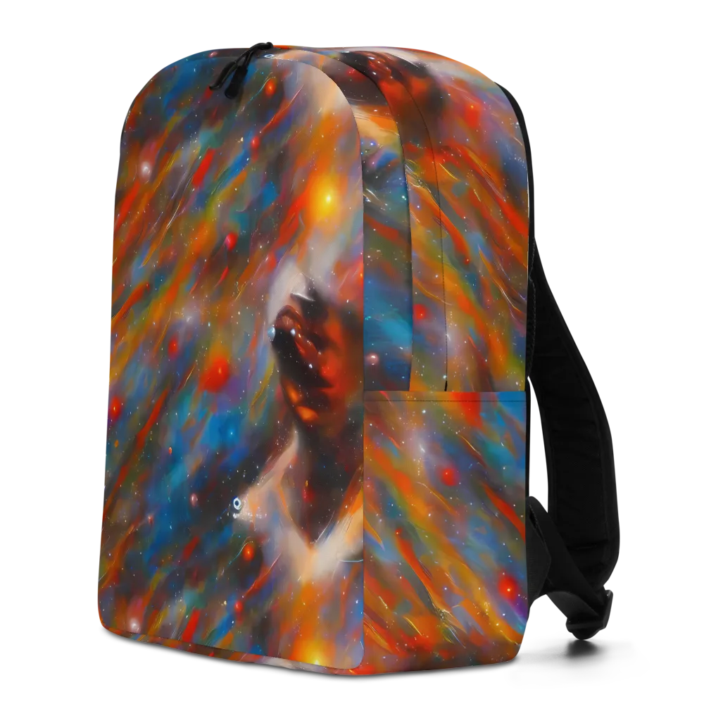 Painterly Void on Minimalist Backpack — Left