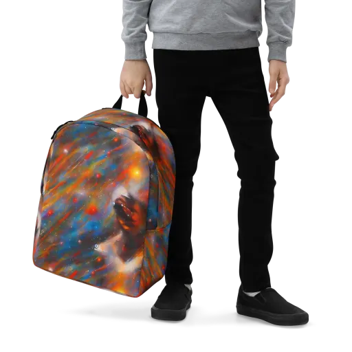 Painterly Void on a Minimalist Backpack
