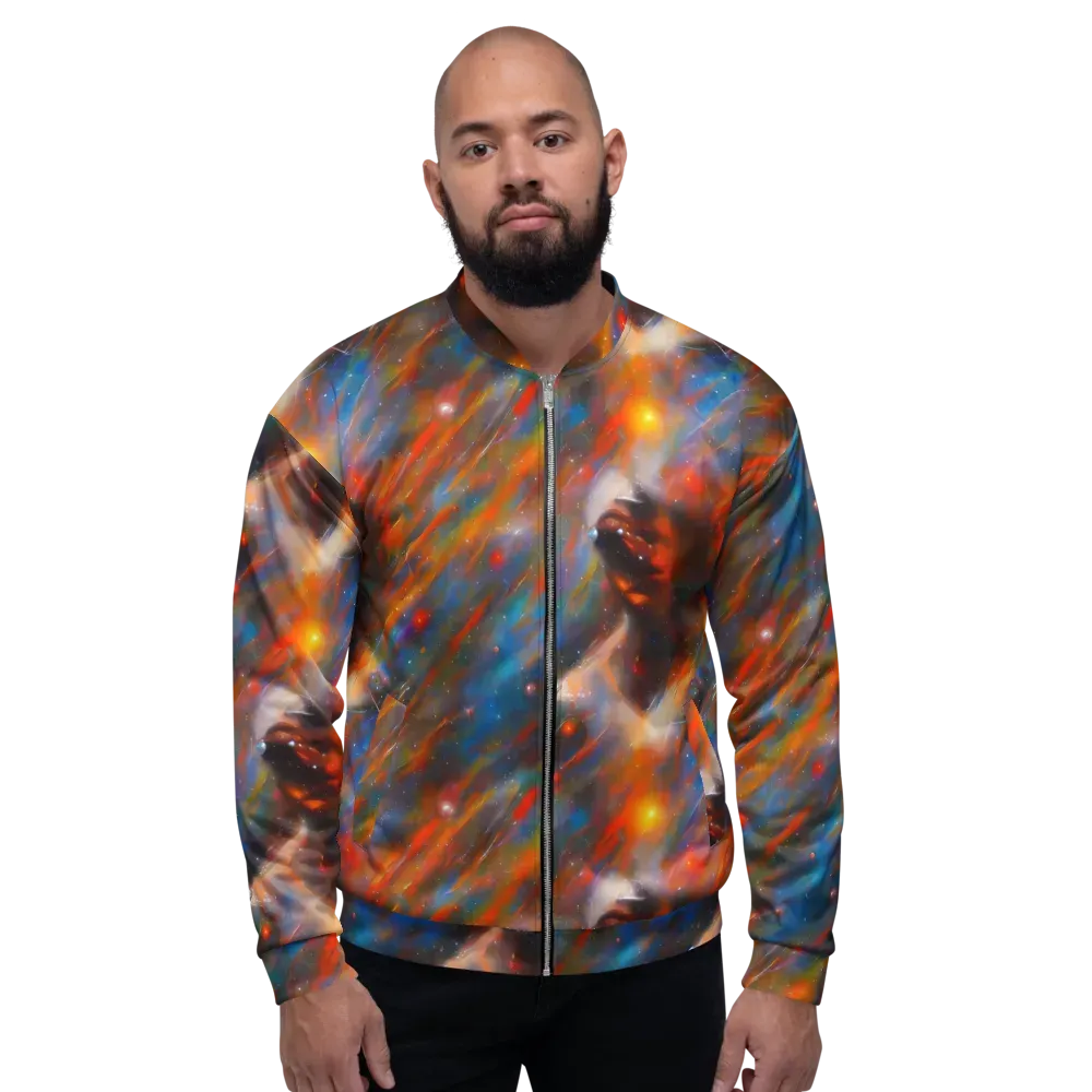 Painterly Void on Bomber Jacket — Front