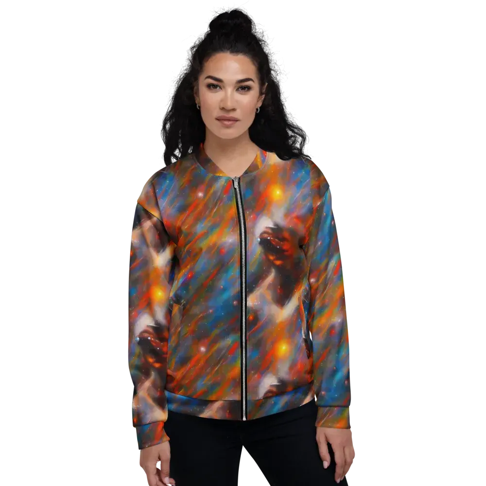 Painterly Void on Bomber Jacket — Front