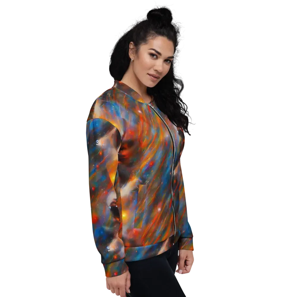Painterly Void on Bomber Jacket — Right