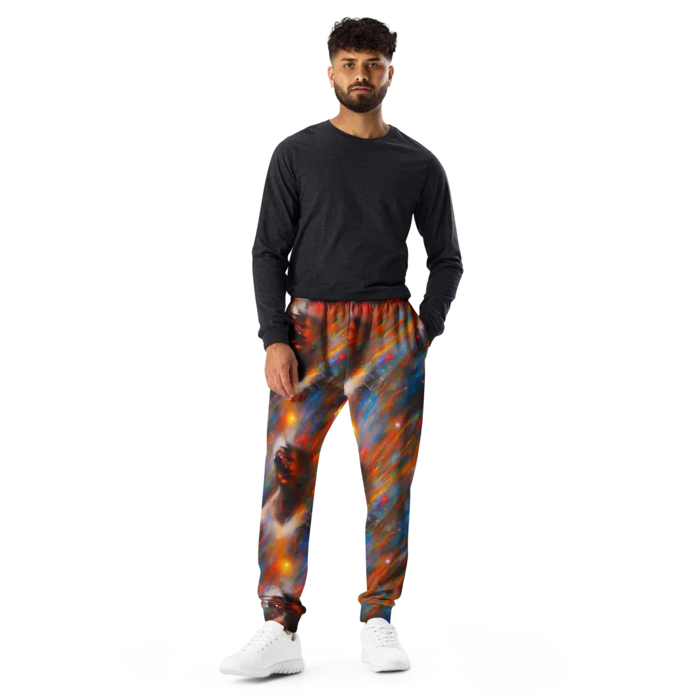 Painterly Void on Men's Joggers — Front