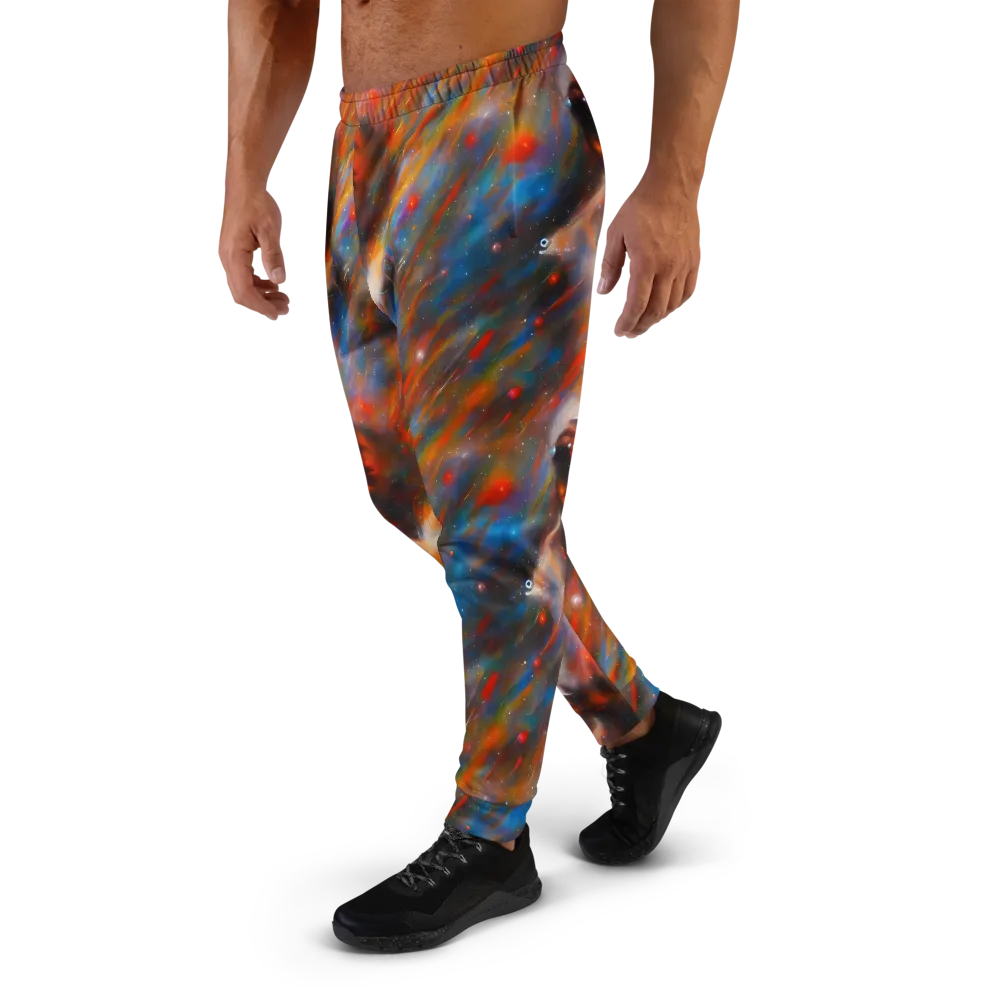 Painterly Void on Men's Joggers — Left