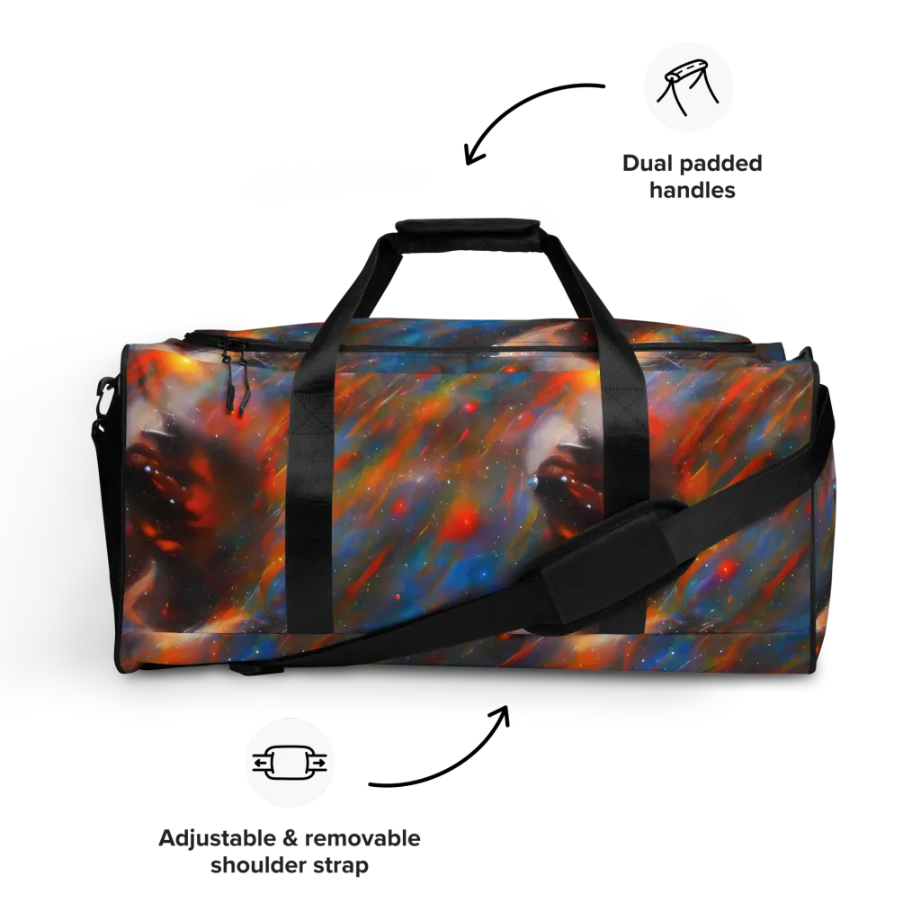 Painterly Void on Duffle Bag — Front