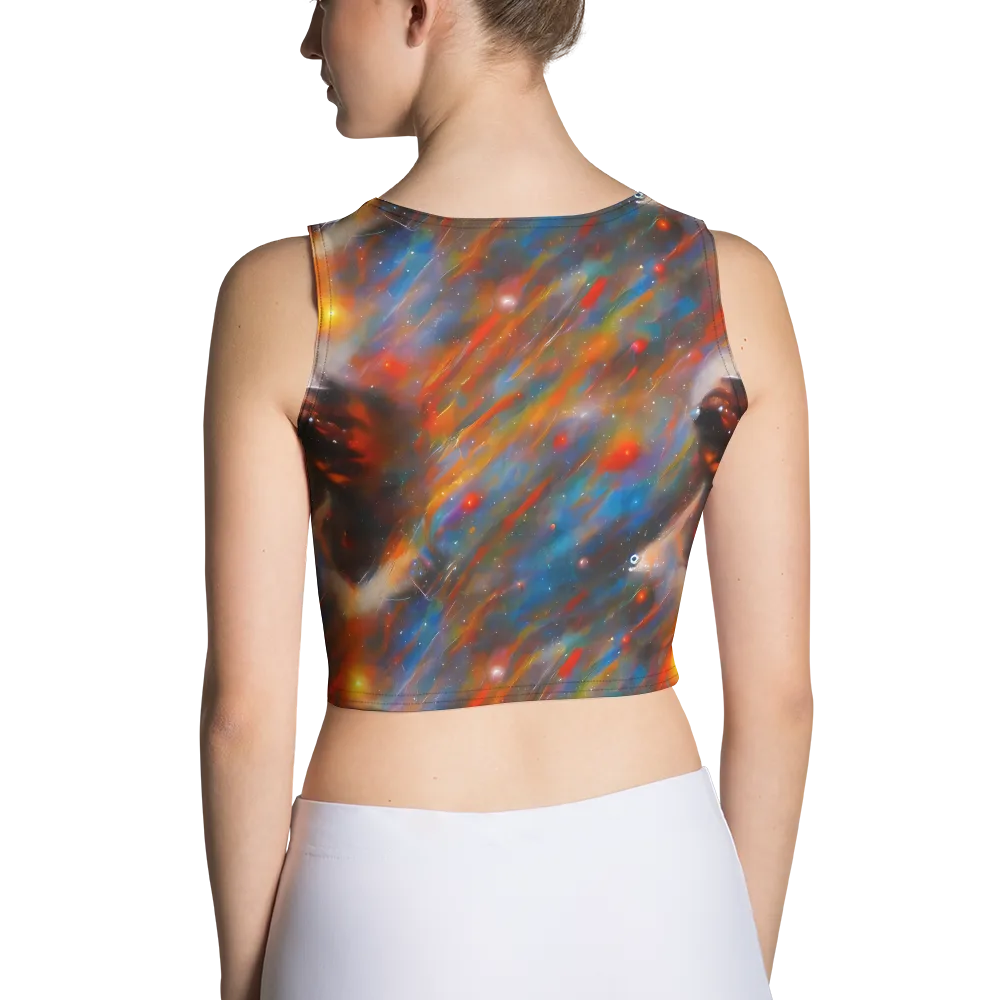 Painterly Void on Crop Top — Back