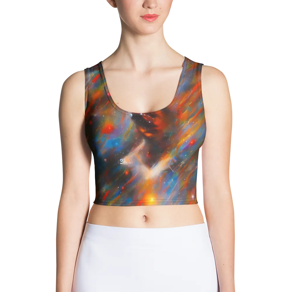 Painterly Void on Crop Top — Front