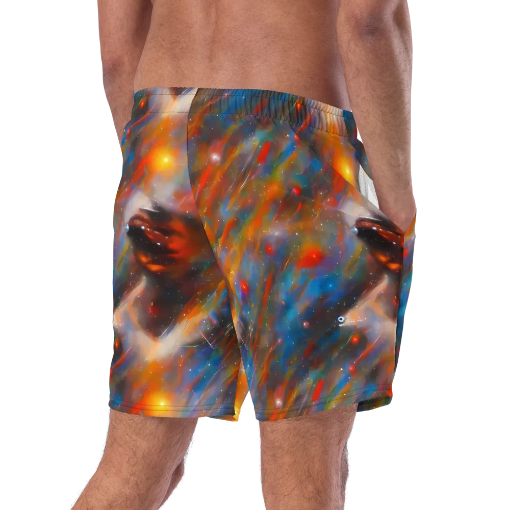 Painterly Void on Swim Trunks — Right Back