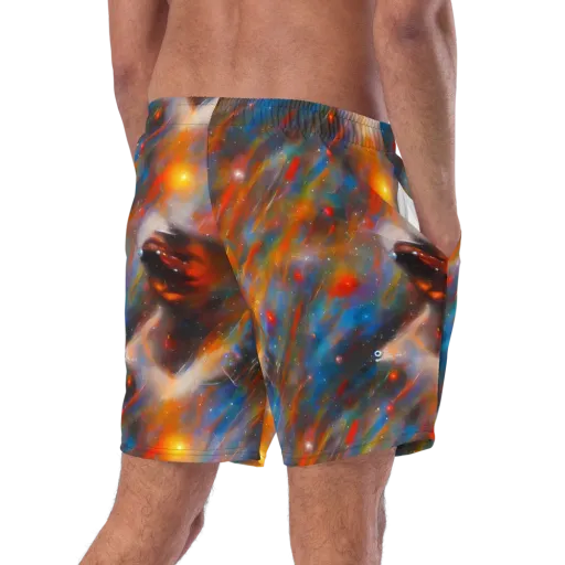 Painterly Void on a Swim Trunks