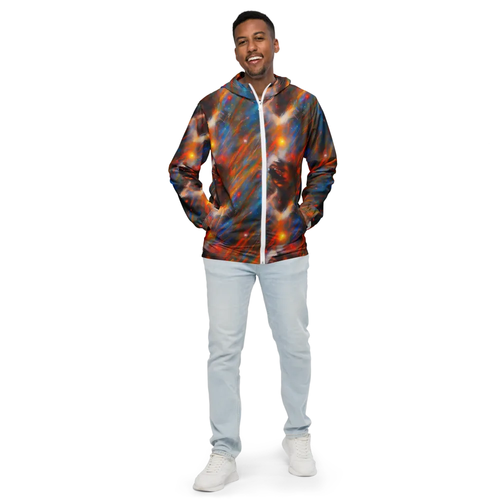 Painterly Void on Men's Windbreaker — Front