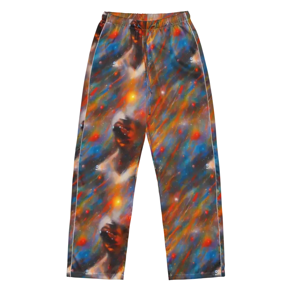 Painterly Void on Women's Pajama Pants — Front