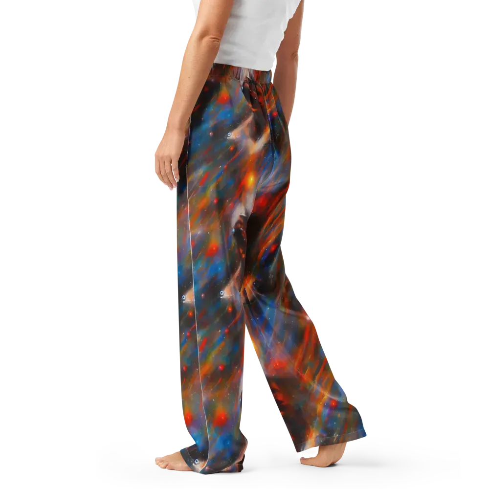 Painterly Void on Women's Pajama Pants — Left