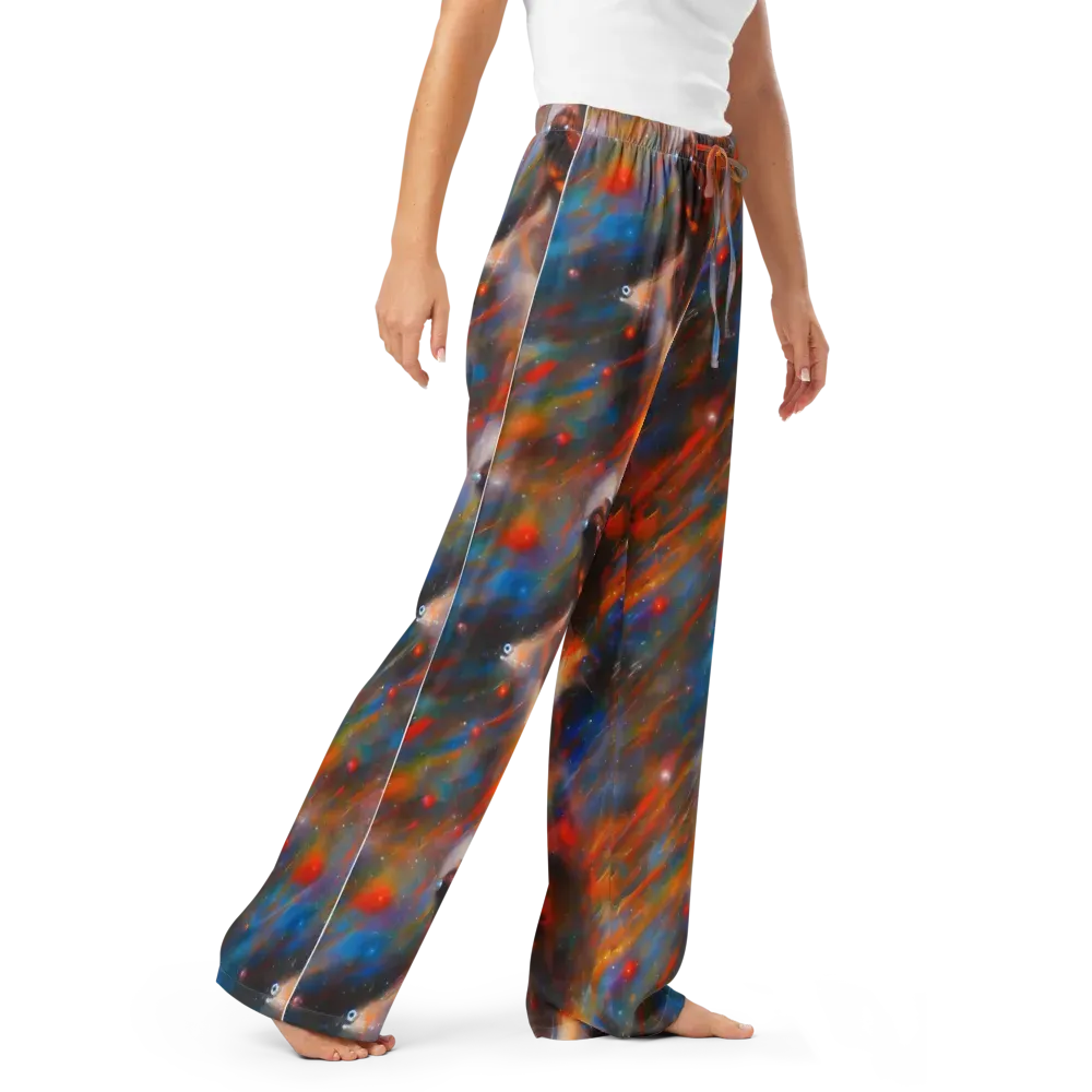 Painterly Void on Women's Pajama Pants — Right Front