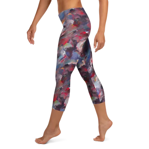 Passionate Brush on a Capri Leggings
