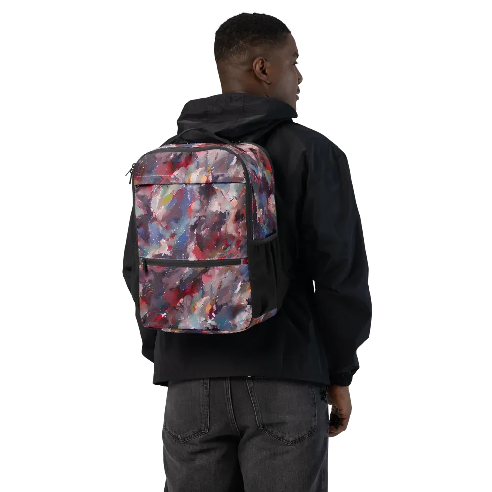 Passionate Brush on Utility Backpack — Back