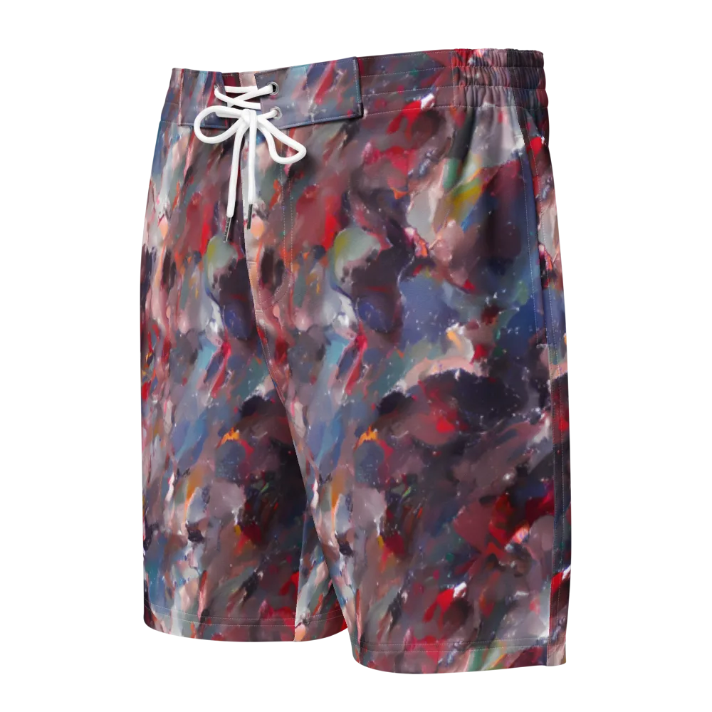 Passionate Brush on Men's Board Shorts — Front