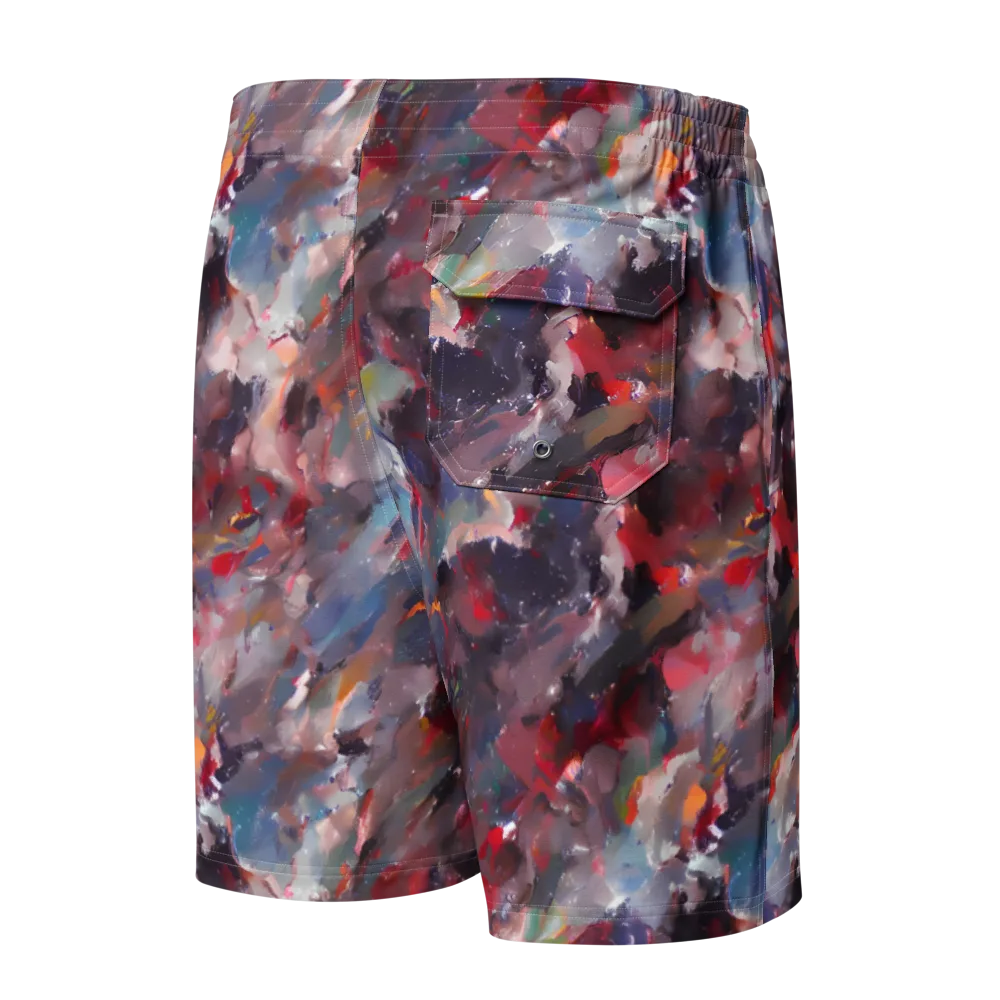 Passionate Brush on Men's Board Shorts — Back