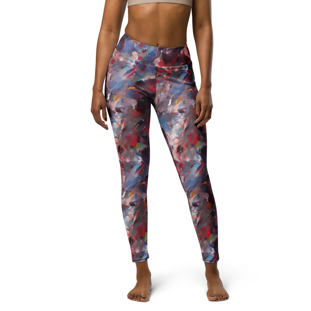 Passionate Brush on Yoga Leggings — Front