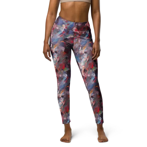 Passionate Brush on a Yoga Leggings