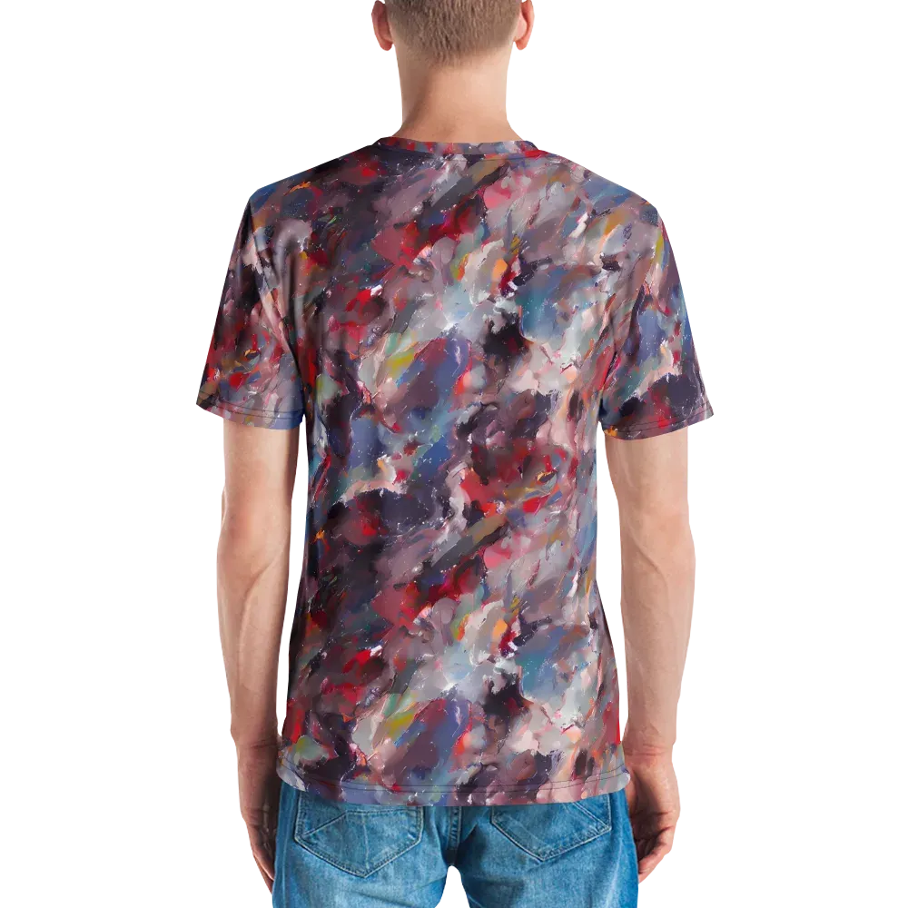 Passionate Brush on Men's Crew Neck T-Shirt — Back