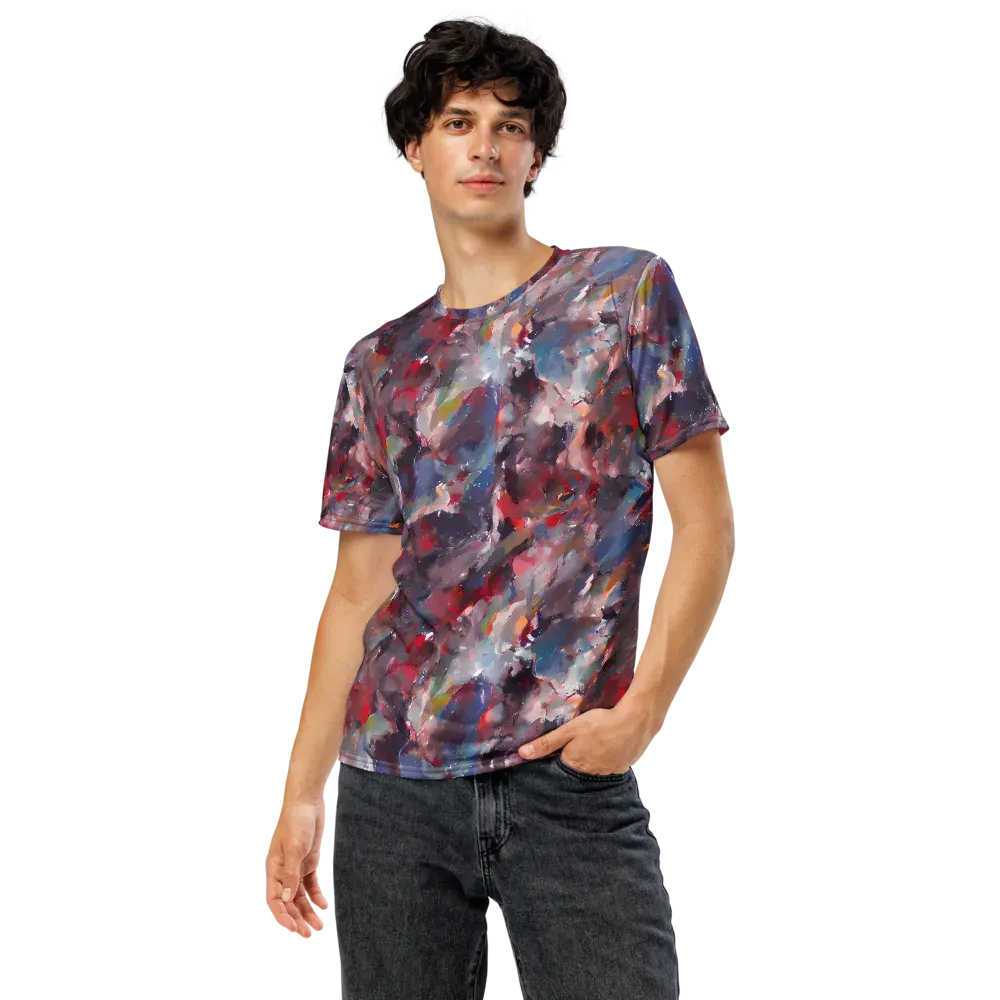 Passionate Brush on Men's Crew Neck T-Shirt — Front