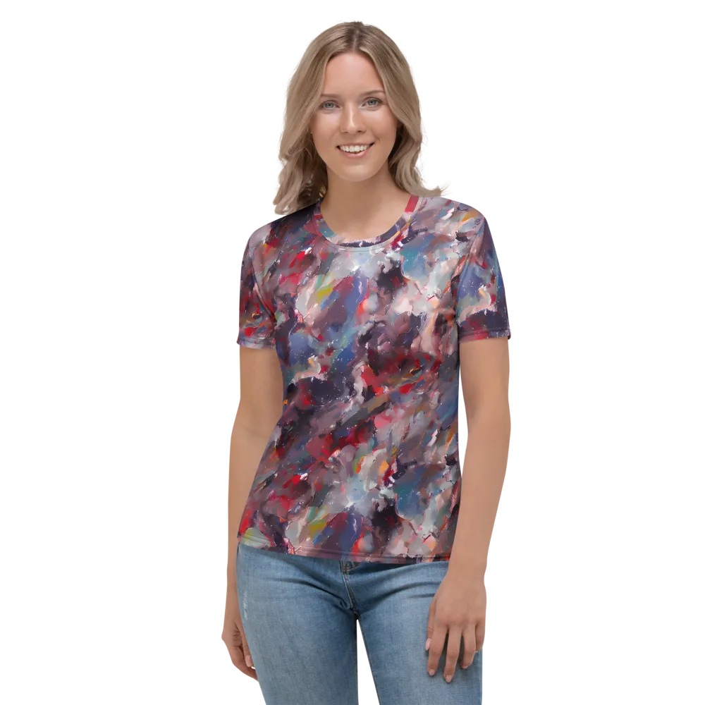 Passionate Brush on Women's Crew Neck T-Shirt — Front