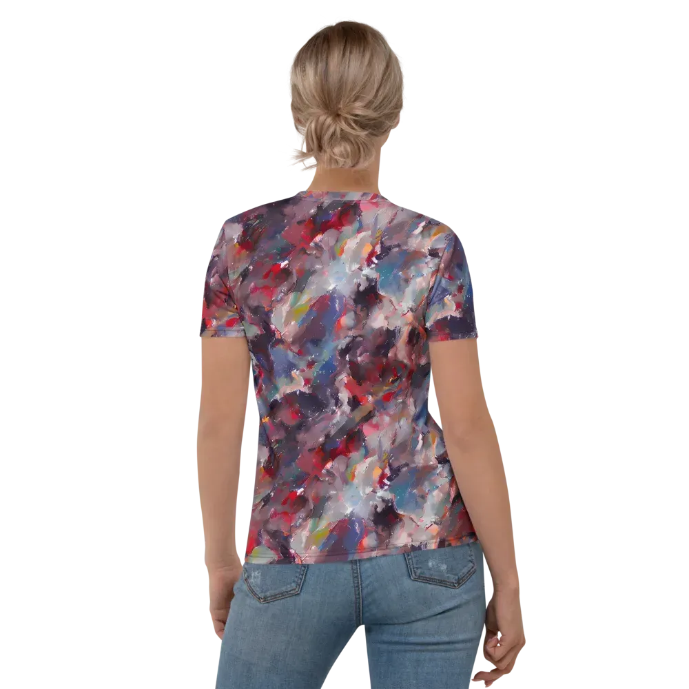 Passionate Brush on Women's Crew Neck T-Shirt — Back